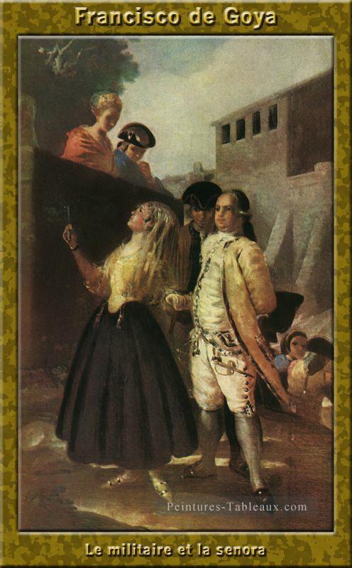 L’armée et senora Francisco de Goya Peintures à l'huile